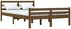 vidaXL Massivholzbett Honigbraun 150x200 cm 5FT King Size [814827] Bild 3