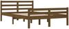 vidaXL Massivholzbett Honigbraun 150x200 cm 5FT King Size [814827] Bild 4