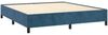 vidaXL Bettgestell ohne Matratze Dunkelblau 160x200 cm Samt 347334 Bild 4