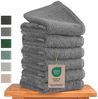 Hausfelder Handtücher Hausfelder Handtücher Set (Grau, 6 Gästehandtücher 50x30cm), (6-St) Bild 5