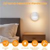 BlingBin Wandleuchte LED Wandlampe Drehbare Bettleuchte Lesen Lampe, 8W LED Wandstrahler Auf und ab Einstellbarer Lichtstrahl, LED fest integriert, warmes Licht, Wandbeleuchtung für Schlafzimmer Wohnzimmer Flur Treppenhaus Bild 2