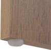 Schreibtisch HWC-P43, Bürotisch Computertisch, 3 Schubladen MDF 75x100x40cm ~ Wotan-Eiche-Optik, weiß Bild 5
