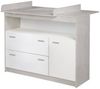 roba Kinderzimmerset 'Julia' 2-teilig - Bett 70 x 140 - Wickelkommode breit - Weiß / Gekalte Eiche Bild 3