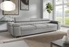 Schlafsofa CARMEN, moderne Couch mit verstellbaren Kopfstützen, ausziehbare Polstercouch, Sofa mit Schlaffunktion, Kronos 53, 90 x 98 x 262 cm Bild 2