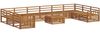 vidaXL Sofagarnituren 11 pcs Natur Massivholz Akazie 3374239 Bild 2