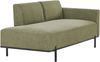 Chaiselongue SAVASSE Kunstleinen Grün Bild 4