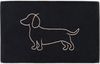 Cawö Badematte Duschvorleger We love Dogs 6248-93 Dackel schwarz 50x80 Bild 4