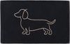 Cawö Badematte Duschvorleger We love Dogs 6248-93 Dackel schwarz 50x80 Bild 2