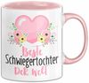 Trendation Tasse Schwiegertochter Tasse Geschenk Spruch Beste Schwiegertochter Der We Bild 1