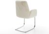 Freischwinger Zoa-Flex Plüsch Creme-Weiß Freischwinger flach Edelstahl Taschenfederkern Bild 5