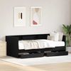 vidaXL Tagesbett Schwarz Eichen-Optik 90 x 190 cm Holzwerkstoff 3334004 Bild 3