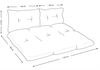 Amilian Dekokissen - Bankauflage - Gartenbankauflage - 80x120cm + 2 x 40x60cm, 3er Set - Gartenbankauflage - Pallettensitzkissen - Bankkissen Bild 3