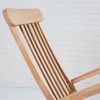 Gartenliege Colorado Deckchair klappbar Teak Natur 160x59x88 cm Bild 3
