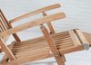 Gartenliege Colorado Deckchair klappbar Teak Natur 160x59x88 cm Bild 4