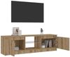 vidaXL TV-Schrank mit LED-Leuchten Artisan-Eiche 120x30x36 cm 856348 Bild 4