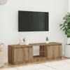vidaXL TV-Schrank mit LED-Leuchten Artisan-Eiche 120x30x36 cm 856348 Bild 3
