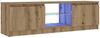 vidaXL TV-Schrank mit LED-Leuchten Artisan-Eiche 120x30x36 cm 856348 Bild 5