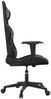 vidaXL Gaming-Stuhl mit Massagefunktion Schwarz und Grau Kunstleder 345515 Bild 4