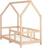 vidaXL Kinderbett 70x140 cm Massivholz Kiefer 835721 Bild 3