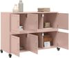 vidaXL Sideboard Rosa 100,5x39x72 cm Stahl 846741 Bild 5