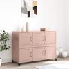 vidaXL Sideboard Rosa 100,5x39x72 cm Stahl 846741 Bild 3