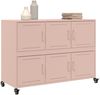 vidaXL Sideboard Rosa 100,5x39x72 cm Stahl 846741 Bild 4
