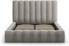 Micadoni Bett Kelp Samt Bluvel Hellgrau 200x200 Bild 3