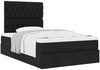 vidaXL Ottoman-Bett mit Matratze Schwarz 120x190 cm Stoff 3313225 Bild 5
