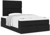 vidaXL Ottoman-Bett mit Matratze Schwarz 120x190 cm Stoff 3313225 Bild 4