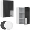 Badschrank Fame-Line Anthrazit Hochglanz 50 x 72 cm Vicco Bild 3