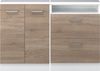 Küchenschrank für Dachschrägen R-Line Sonoma 120 cm 2er Set Vicco Bild 4