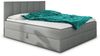 Boxspringbett Star mit Topper, Bonell-Matratze und 2 Bettkästen, Doppelbett, Polsterbett, Bett (Grau (Inari 91), 180x200 cm) Bild 4