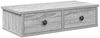 vidaXL Wandregal mit Schubladen Grau Sonoma 60x28x15 cm Holzwerkstoff 859946 Bild 2