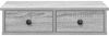 vidaXL Wandregal mit Schubladen Grau Sonoma 60x28x15 cm Holzwerkstoff 859946 Bild 4