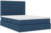 vidaXL Aufbewahrungsbett mit Matratze Blau 140 x 190 cm Polyester 3371909 Bild 5
