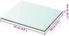 vidaXL Regalboden Glas Transparent 20x25 cm 243805 Bild 3