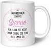 GRAVURZEILE Tasse bedruckt mit Spruch - Freundinnen sind wie Sterne - Geschenk für Sie, Farbe: Weiß Bild 1