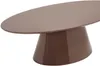 Vente-unique - ANTELADA Couchtisch Holz, Platte Braun - B 60 cm x H 40 cm x L 120 cm Bild 4