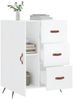 Sideboard, Kommode Hochglanz-Weiß 69,5x34x90 cm Holzwerkstoff j1821p Bild 4