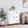 Sideboard, Kommode Hochglanz-Weiß 69,5x34x90 cm Holzwerkstoff j1821p Bild 2