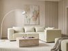 AXEBO 4-Sitzer Modul Ecksofa linksseitig Cremeweiß Bouclé Bild 3