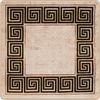 vidaXL Teppichläufer MARSA Schwarz 100 x 100 cm Polyester und PVC 42023336 Bild 2