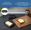 Hanseküche Butterdose Butterdose Keramik (250g), Keramik, (Butterdose aus Holz und Glas, 1-tlg, Butterdose), Optimale Größe, Hält lange frisch Bild 2