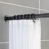 WENKO LUZ Teleskop Duschstange 110-185 cm, Schwarz, Aluminium rostfrei Bild 2
