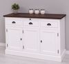 Massivholz Sideboard weiß im Landhausstil Bild 3