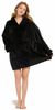 Deckenpullover Pullover Decke Kuscheldecke Oversize Unisex Schwarz Bild 5
