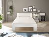 Bett >Cannes< in Weiß - 125x71x204cm (BxHxT) Bild 5
