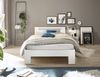 Bett >Cannes< in Weiß - 125x71x204cm (BxHxT) Bild 4
