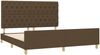 Doppelbett mit Kopfteil Stoff Dunkelbraun 160x200 cm [3125311] Bild 4