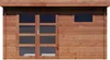 Vente-unique - CORALIO Gartenhaus Holz, PlatteGlas Braun - B 388 cm x H 203,3 cm x L 388 cm Bild 4